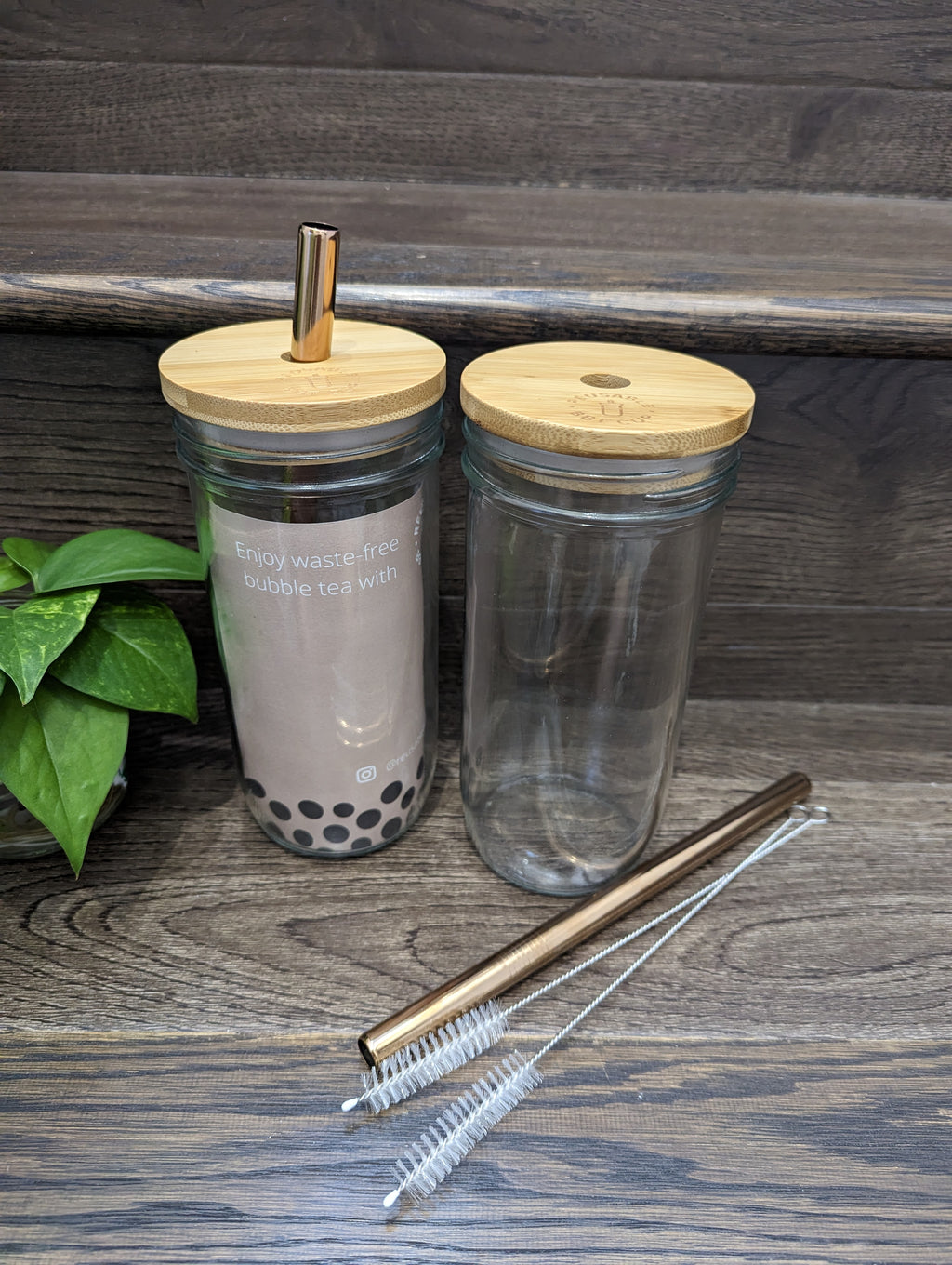 2 PACK Imperfect Cups Rose Gold Straws